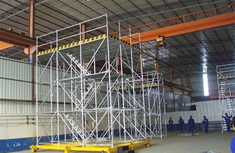 某工廠(chǎng)內(nèi)沈陽(yáng)腳手架案例展示圖