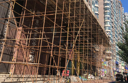 渾南區(qū)某工程沈陽(yáng)腳手架租賃案例展示