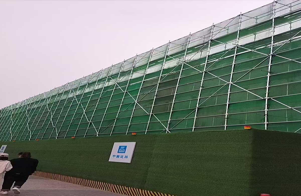 中街改造項(xiàng)目沈陽(yáng)腳手架出租案例展示